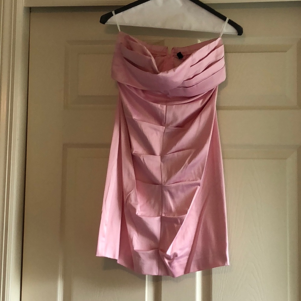 Pink mini dress